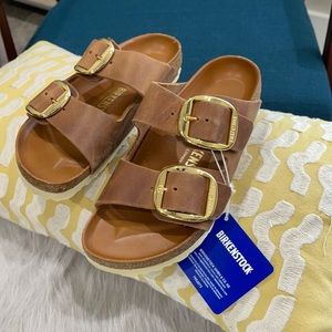 Birkenstock Arizona Big Buckle Cognac size 35